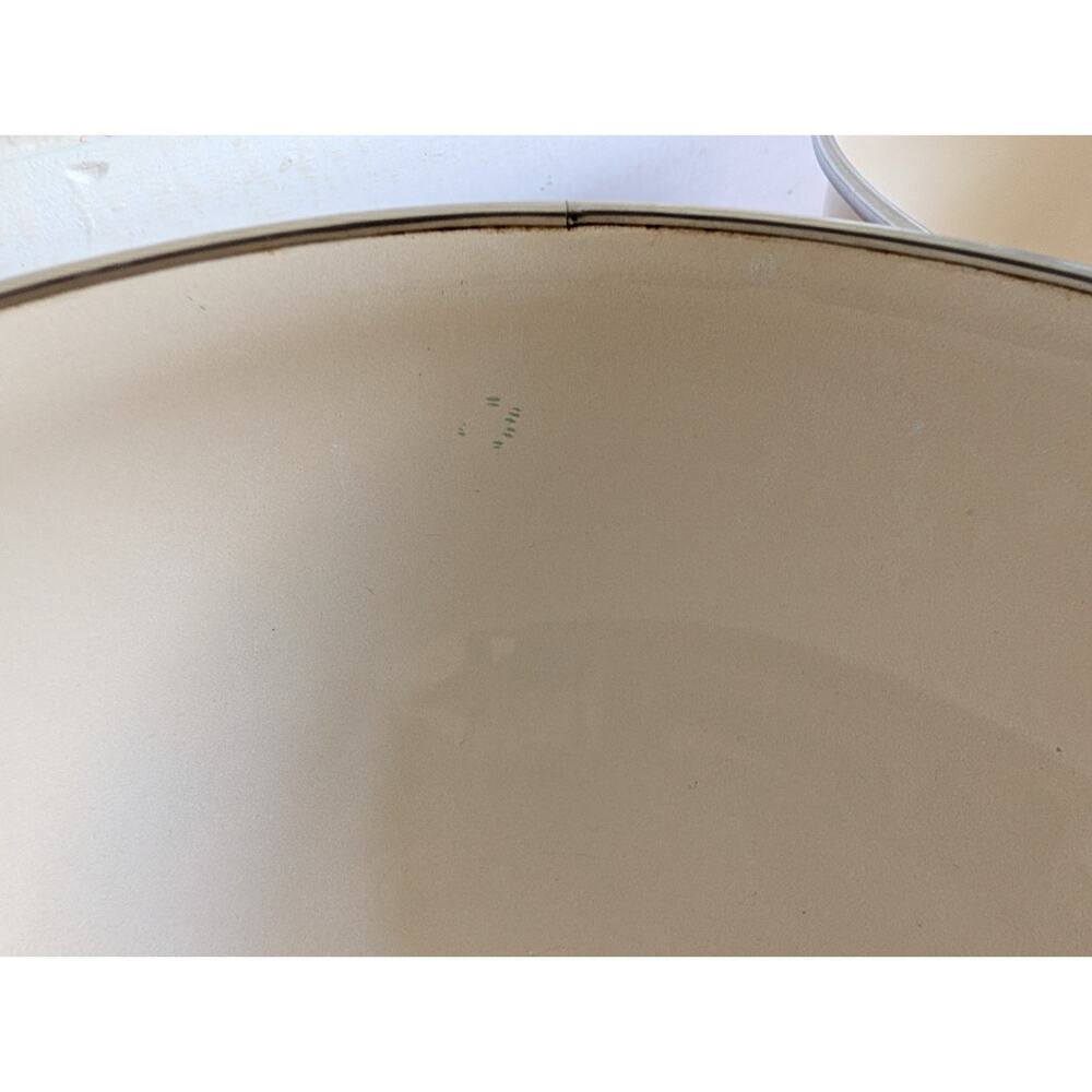 International Heartland Enamel Nesting Bowls 3 Set Farmhouse Cottage Excellent - Picture 5 of 10